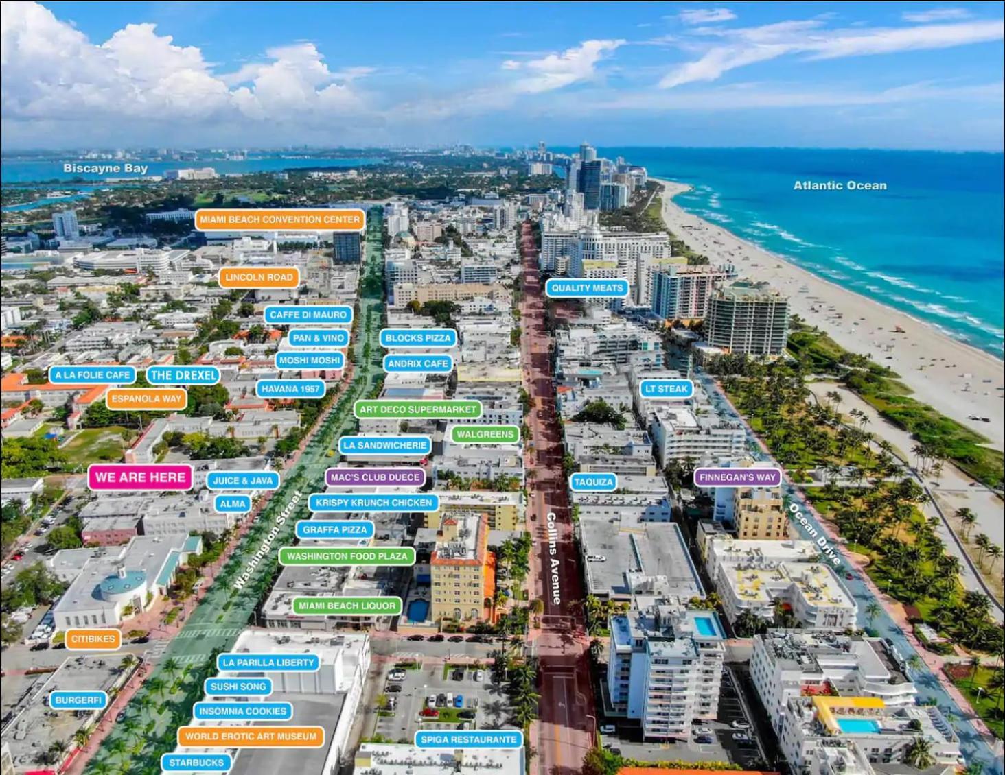 South Beach Steps To Ocean Drive Free Parking & Pet Friendly ميامي بيتش المظهر الخارجي الصورة